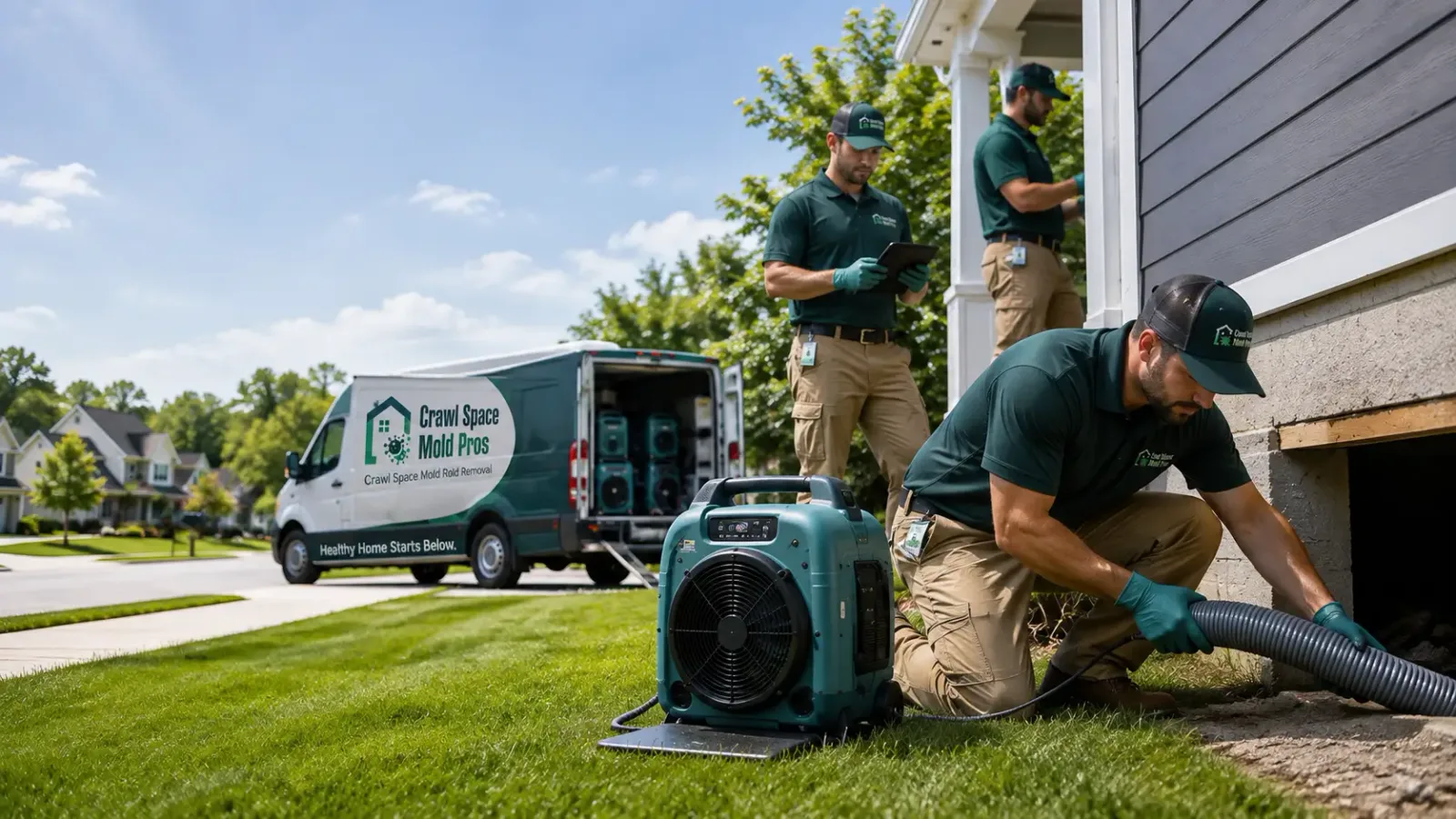 Crawl Space Mold Removal in Muddy, IL